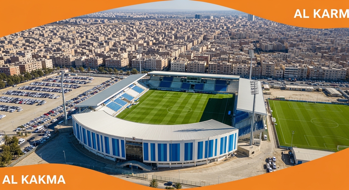 Al-Karma Stadium aerial view